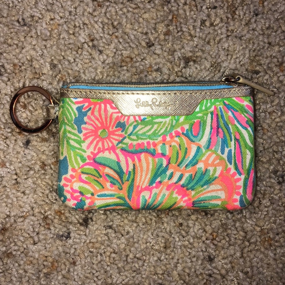 Lillly Pulitzer wallet keychain